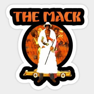 THE MACK IS BOSS RETRO MOVIE Sticker